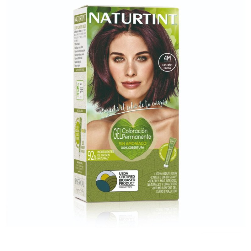 Naturtint tinte sin amoniaco 4M-Castaño Caoba 170 ml