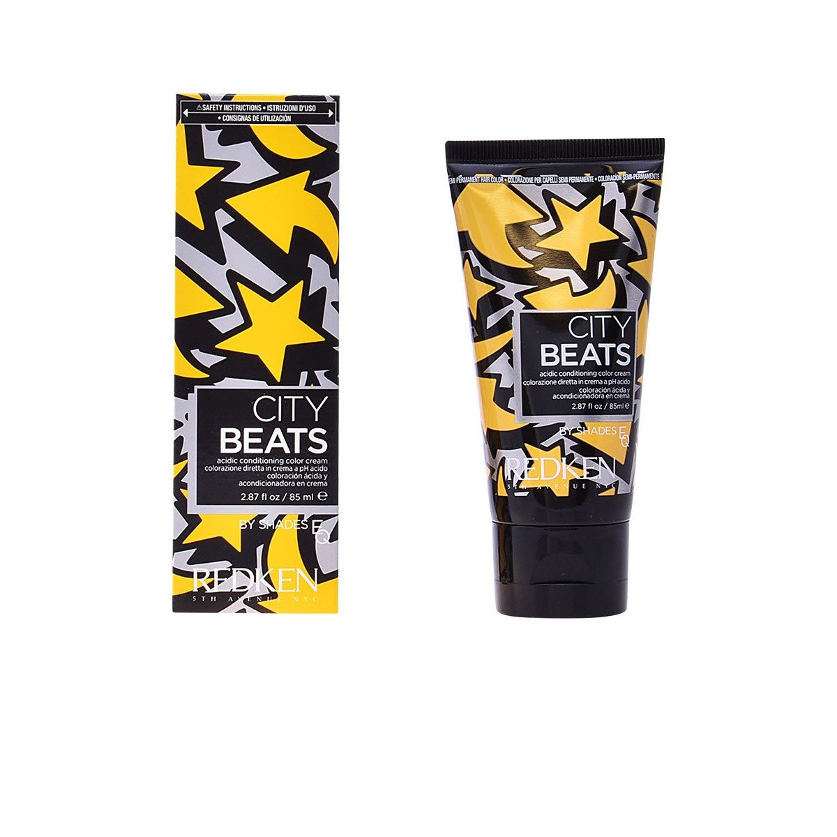 City Beats acidic conditioning color cream yellow cab 85 ml