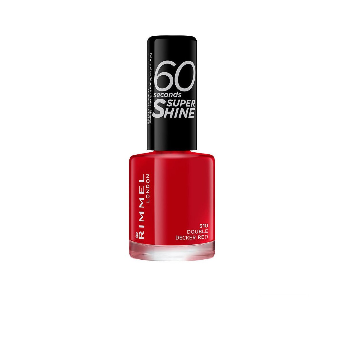 60 Seconds Super Shine esmalte de uñas 310-double decker red 8 ml