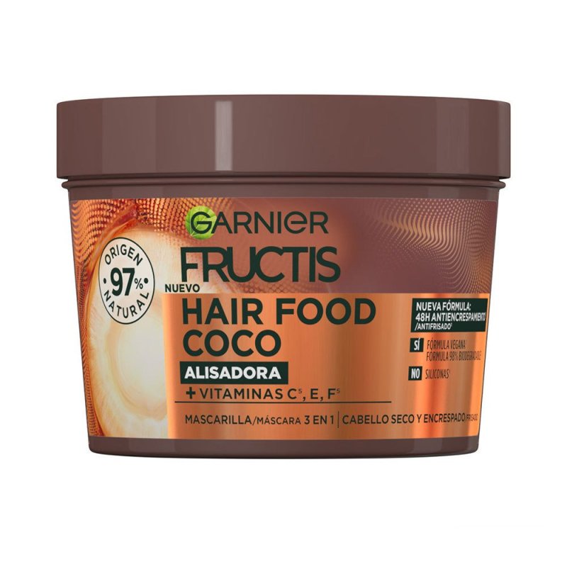 Fructis Hair Food Coco mascarilla alisadora 390 ml