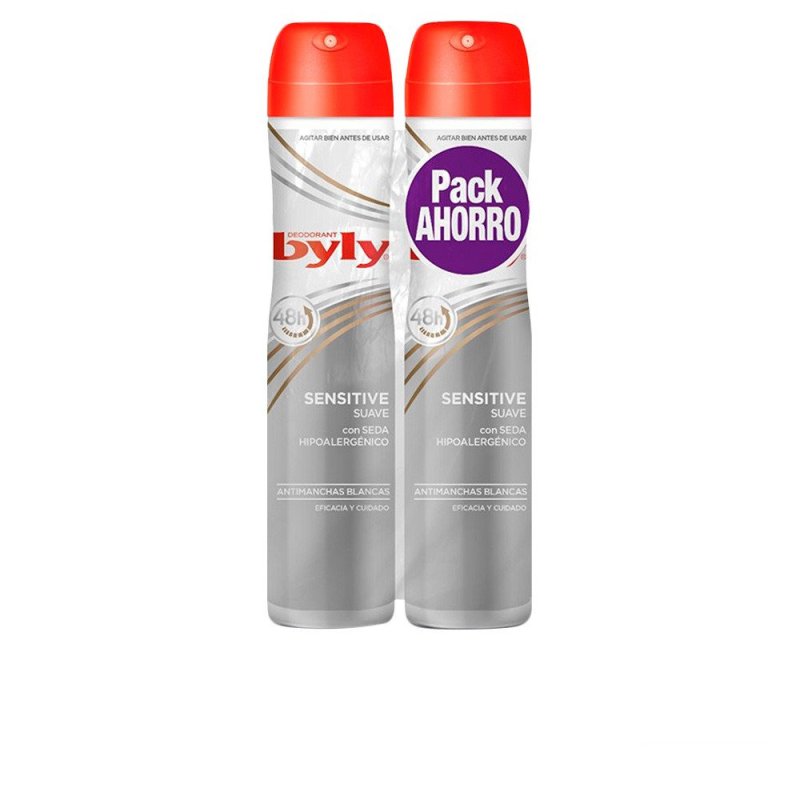 Byly Sensitive Desodorante vaporizador lote 2 pz