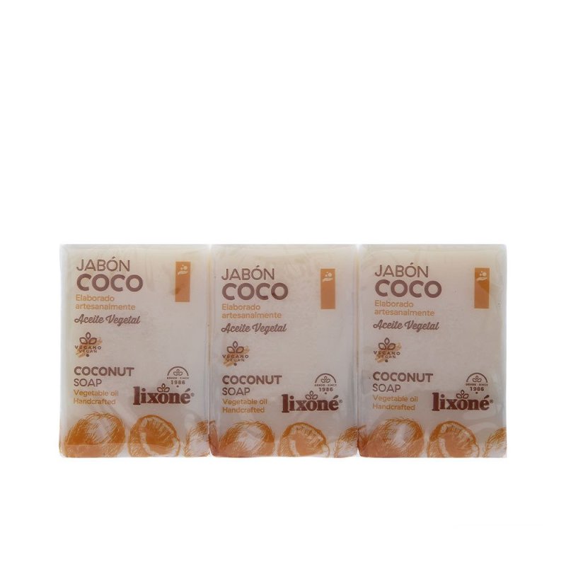 Coco jabón 100% natural 3 x 125 gr