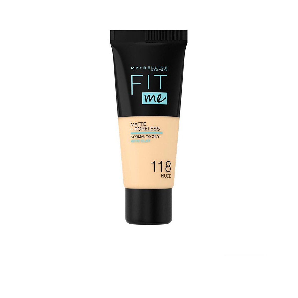 Fit Me Matte+poreless foundation 118-nude