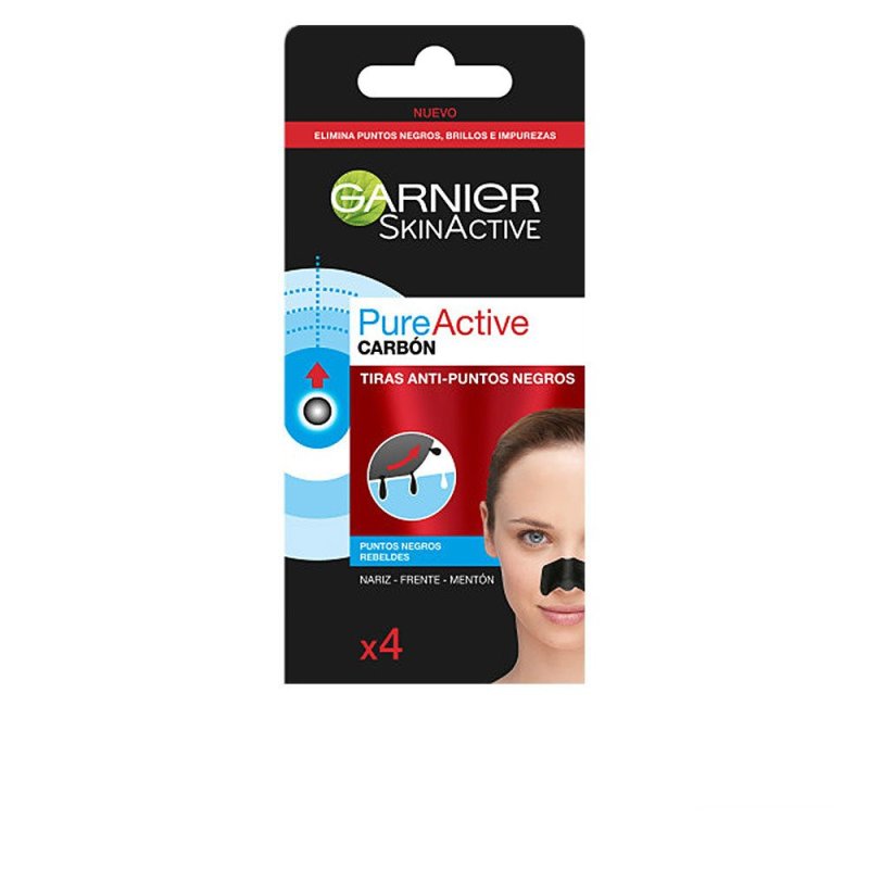 Pure Active Carbon tiras anti-puntos negros 4 u