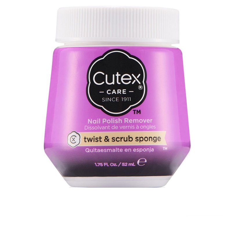 Cutex Sponge Polish Remover twist & scrub 52 ml
