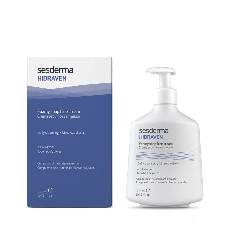Hidraven crema espumosa sin jabón 300 ml