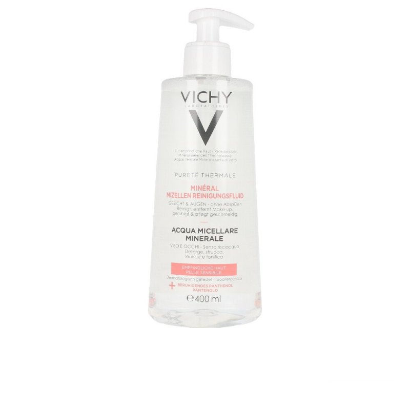 Pureté Thermale agua micelar mineral pieles sensibles con agua volcánica de vichy y pantenol 400 ml
