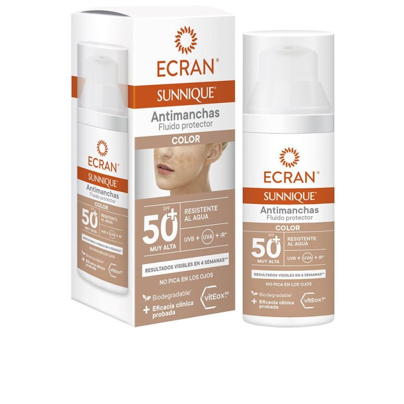 Ecran Sunnique antimanchas facial color Spf50+ 50 ml