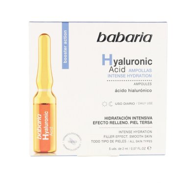 Ácido Hialurónico ampollas hidratación intensa 5 x 2 ml
