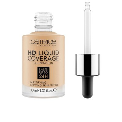 Base de Base de Cobertura Líquida HD dura hasta 24h 040-beige cálido 30 ml