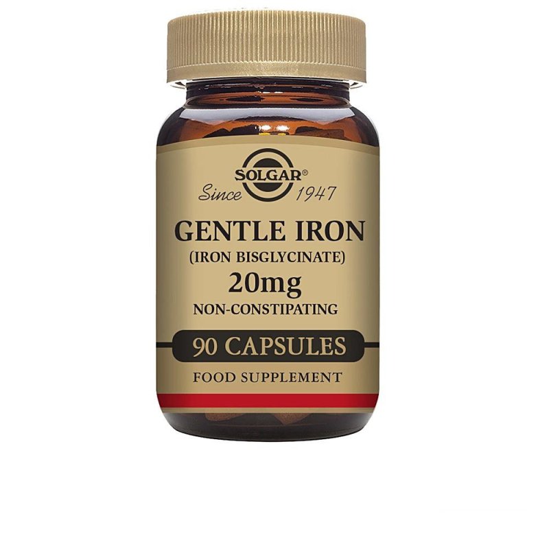 Hierro Gentletm Hierro bisglicinato cápsulas vegetales 90 u