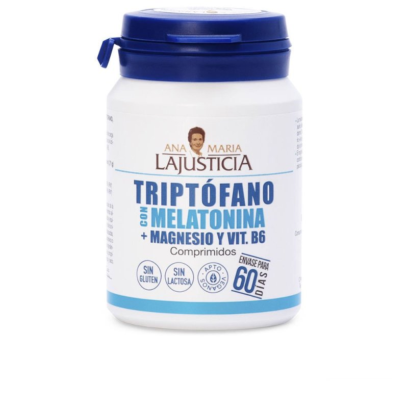 Triptofano con Melatonina + Magnesio Y Vit.b6 60 comprimidos