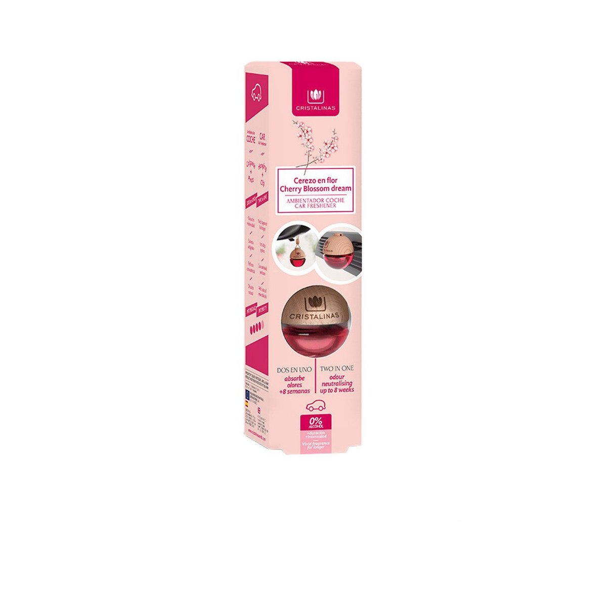 Coche ambientador 0% cerezo 6 ml