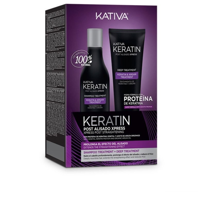 Keratin Express Post Alisado Brasileño Lote 2 pz