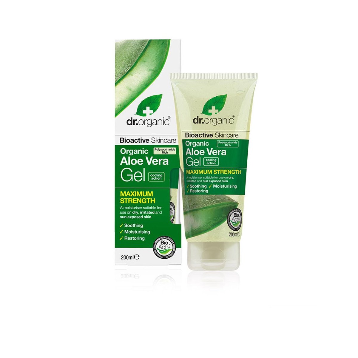 Bioactive Organic aloe vera gel 200 ml