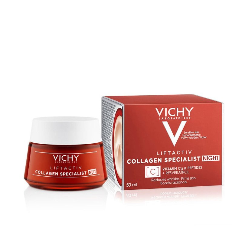 Liftactiv Collagen Specialist 16 crema de noche antienvejecimiento uso diario 50 ml