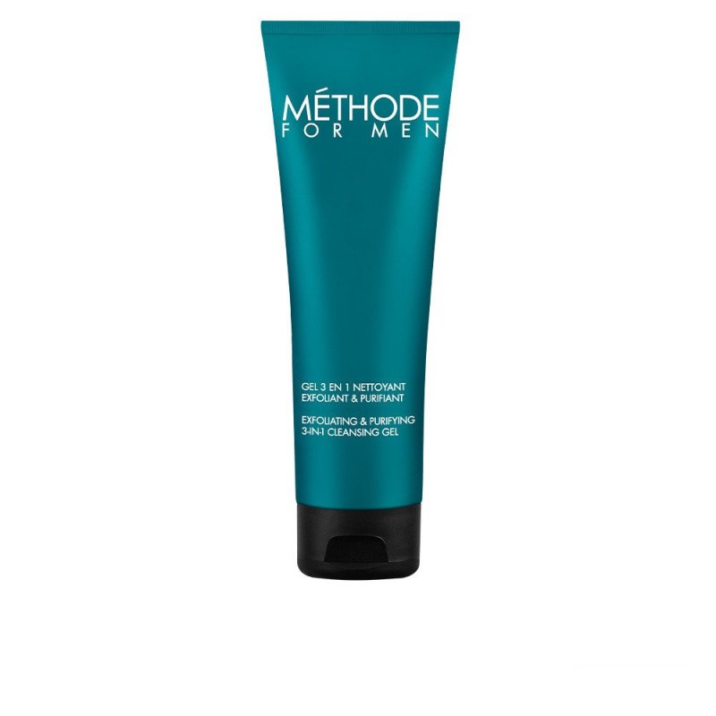 Méthode for Men Gel 3en1 Nettoyant Exfoliant&Purifiant 125 ml