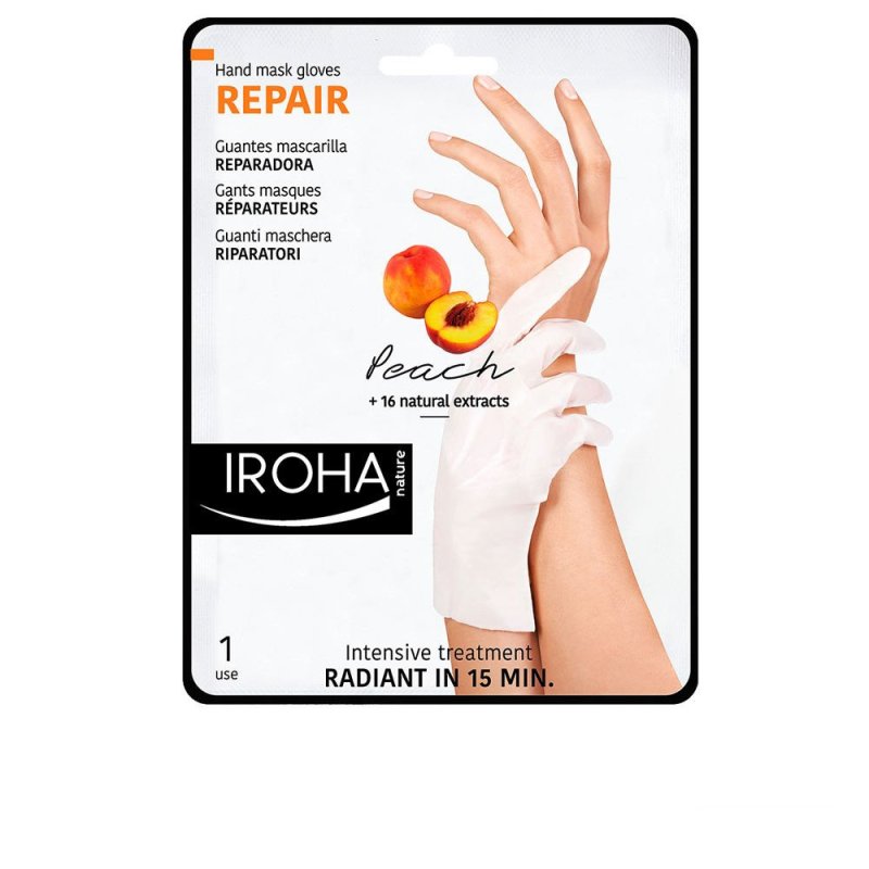 Peach hand & nail mask gloves repair 2 u