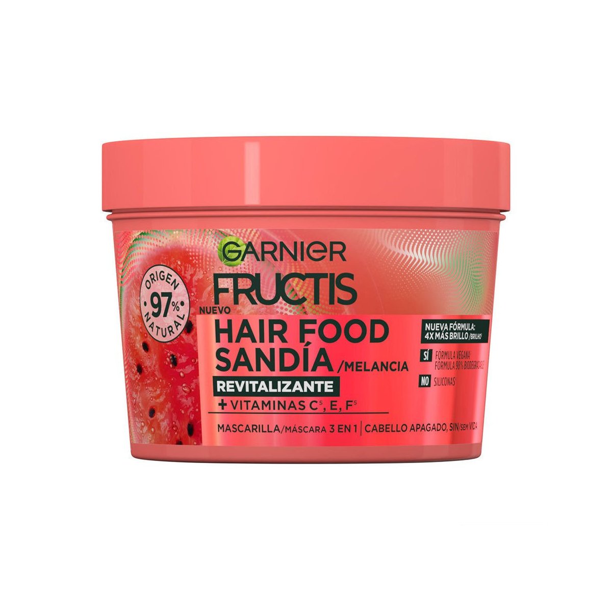 Fructis Hair Food Sandía mascarilla revitalizante 350 ml
