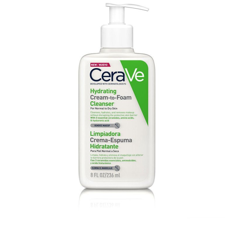 Limpiadora crema-espuma hidratante 473 ml