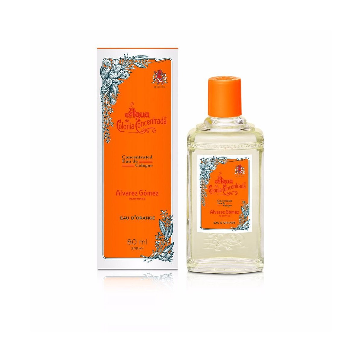 Agua de Colonia Concentrada eau d'orange eau de cologne vaporizador 80 ml