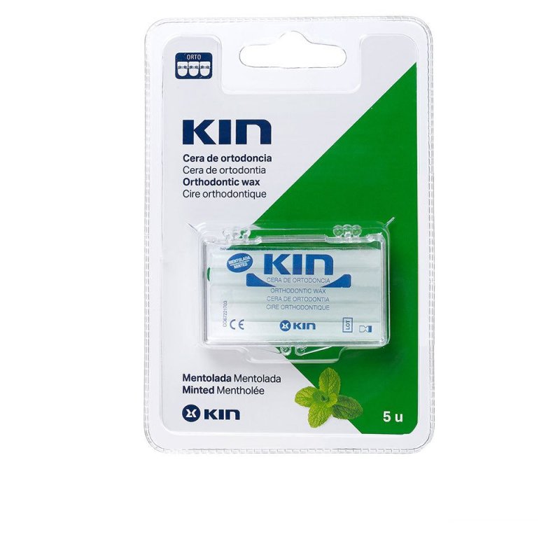 Kin Cera de ortodoncia mentolada 5 u