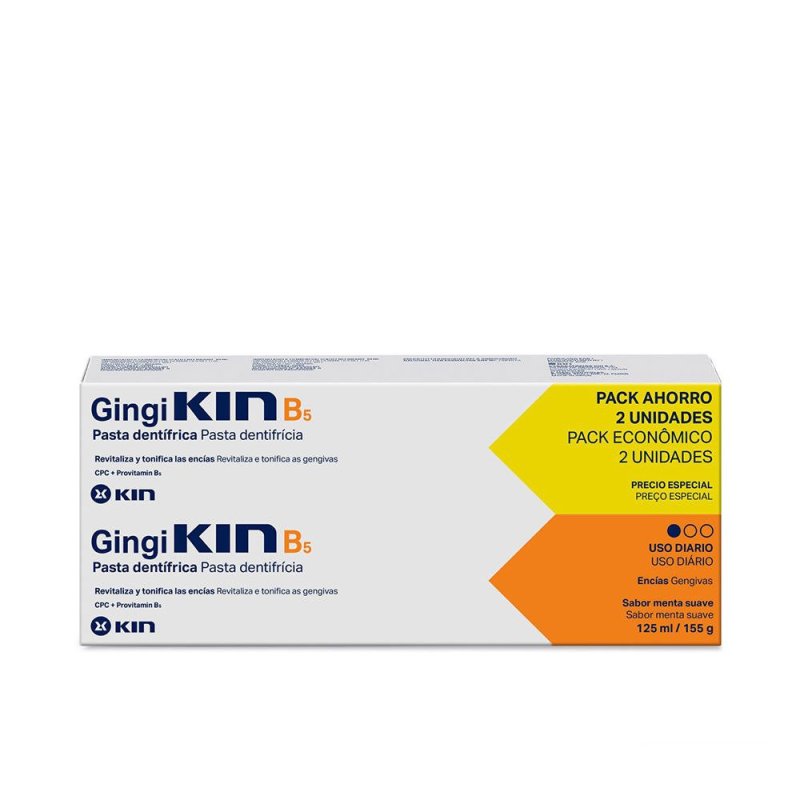 Gingikin B5 pasta dentífrica pack 2 x 125 ml