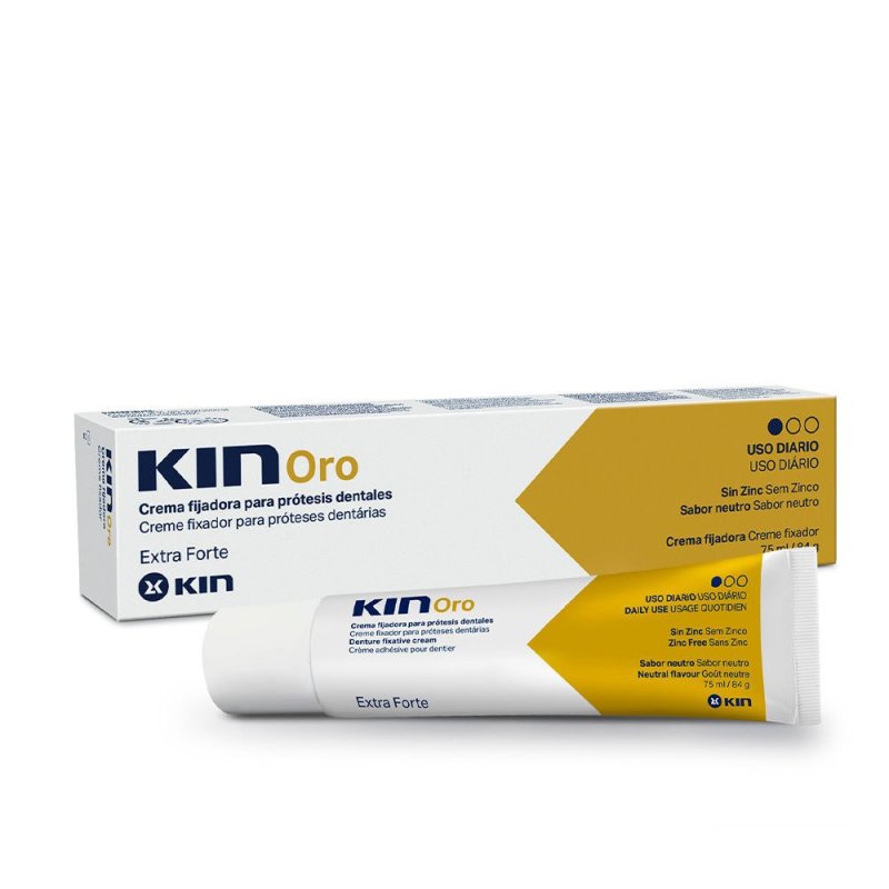Kin Oro crema fijadora para prótesis dentales