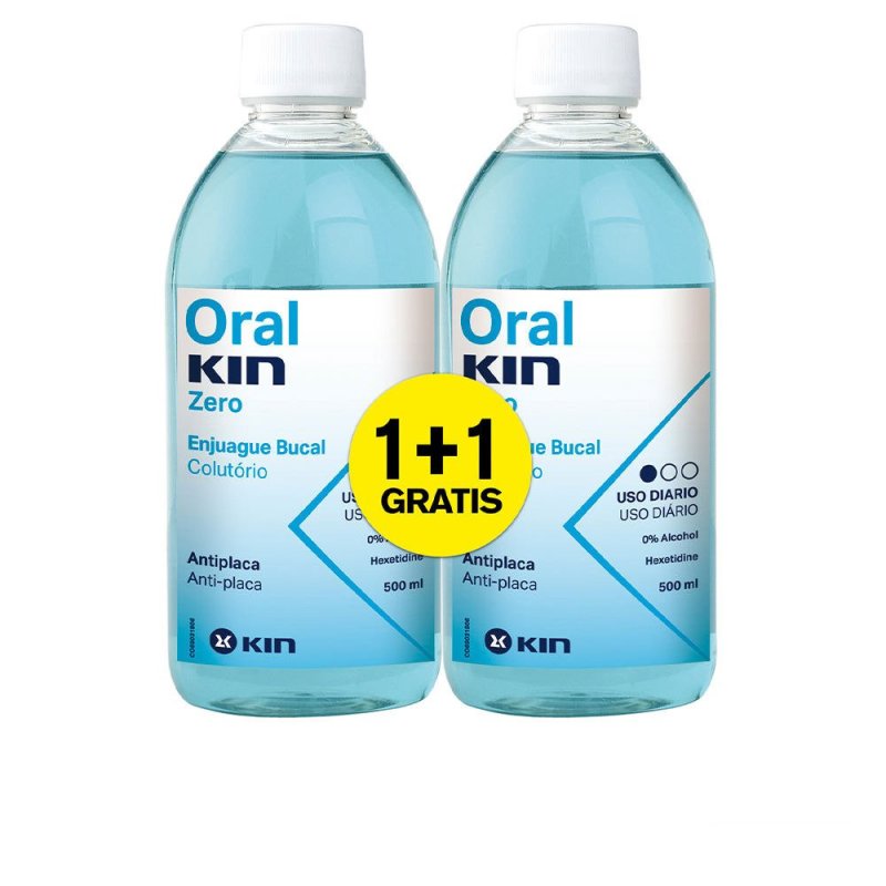 Oralkin Zero Enjuague Bucal lote 2 pz