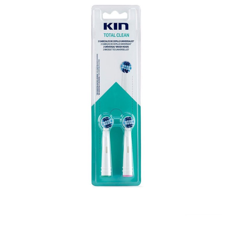Kin Total Clean cabezal cepillo eléctrico universal 2 u