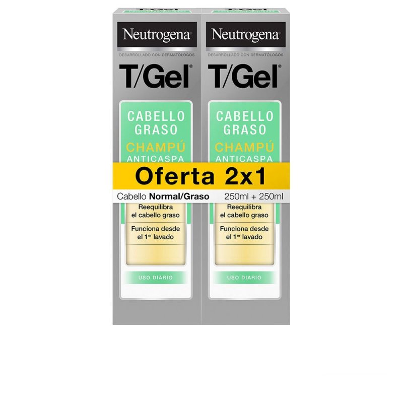 T/Gel Champú Anticaspa Normal-Graso Pack 2 x 250 ml