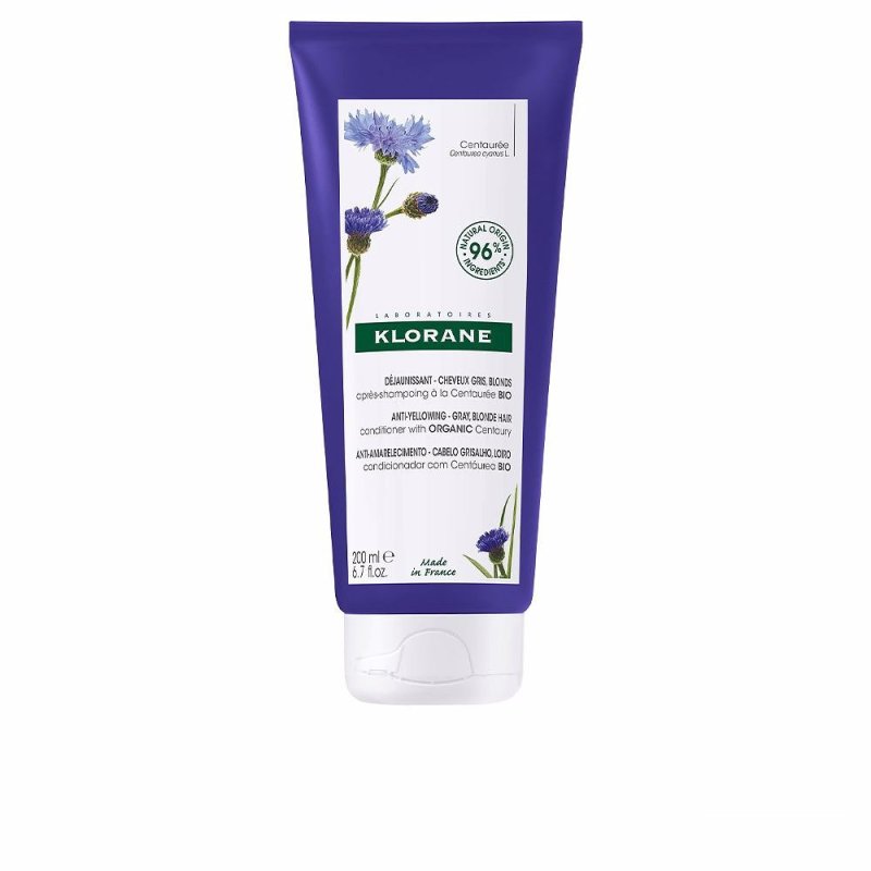 A la Centaurea Bio acondicinador antiamarilleo cabello gris y rubio 150 ml