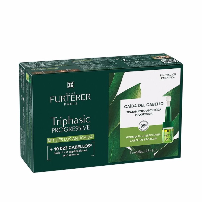 Triphasic Progressive Gentech anticaída caída progresiva ampollas 8 u