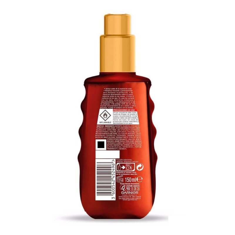 Aceite Protector dorado sublime Spf20 vaporizador 150 ml