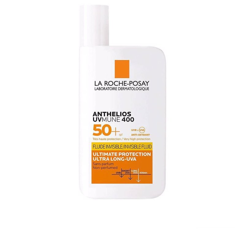 Anthelios Uv-Mune 400 protector solar fluido invisible resistente al agua y al sudor Spf50+ 50 ml