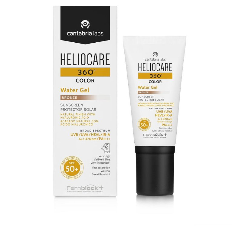 Heliocare 360° Color protector solar con color aqua gel Spf50+ bronze 50 ml