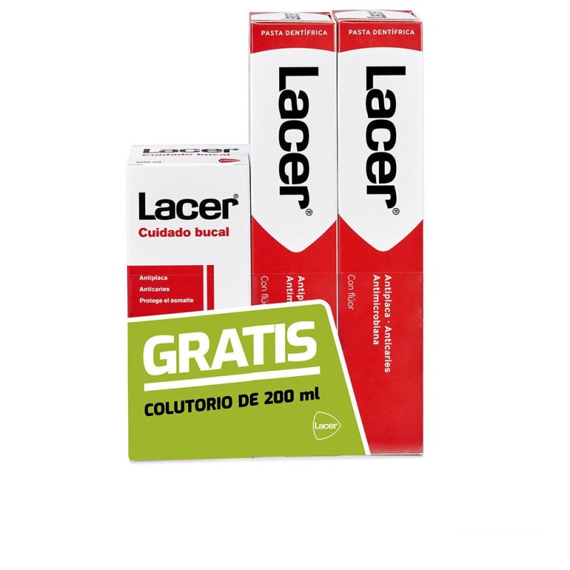Pasta Dentífrica Pack 2 x 125 ml + colutorio 200 ml
