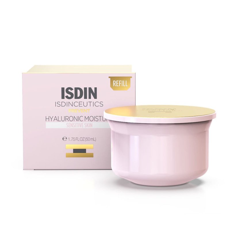Recambio de hidratación hialurónica para piel sensible de Isdinceutics 50 gr