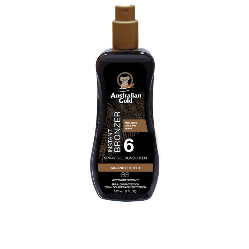 Sunscreen Spf6 spray gel with instant bronzer 237 ml