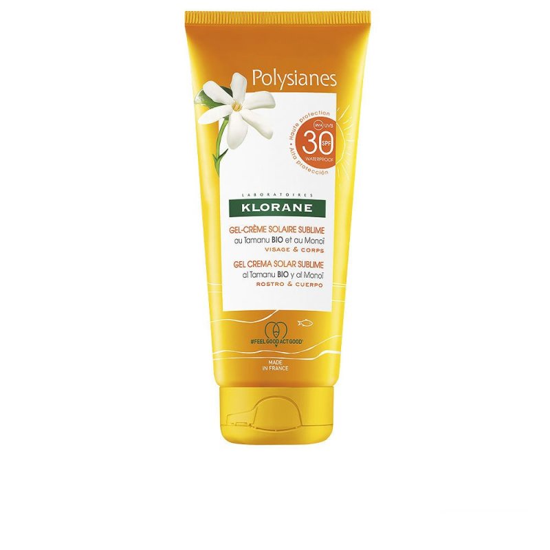 Polysianes Monoï Y Tamanu Bio gel solar cara y cuerpo Spf30 200 ml