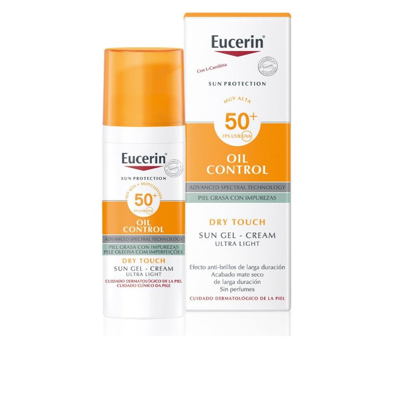 Sun Face Oil Control DRY Touch gel-crema Spf50+ 50 ml