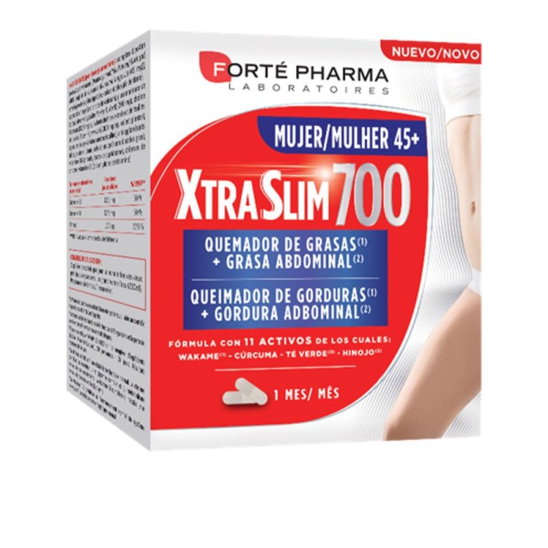 Xtraslim 700 Mujer 45+ quemador de grasas 120 cápsulas
