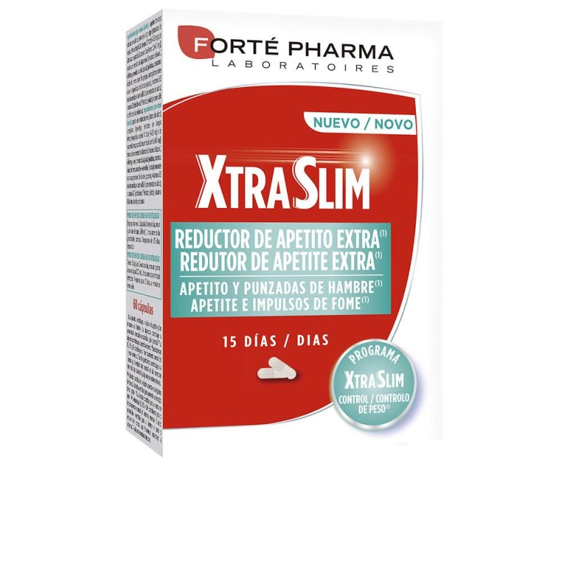 Xtraslim reductor de apetito extra 60 cápsulas