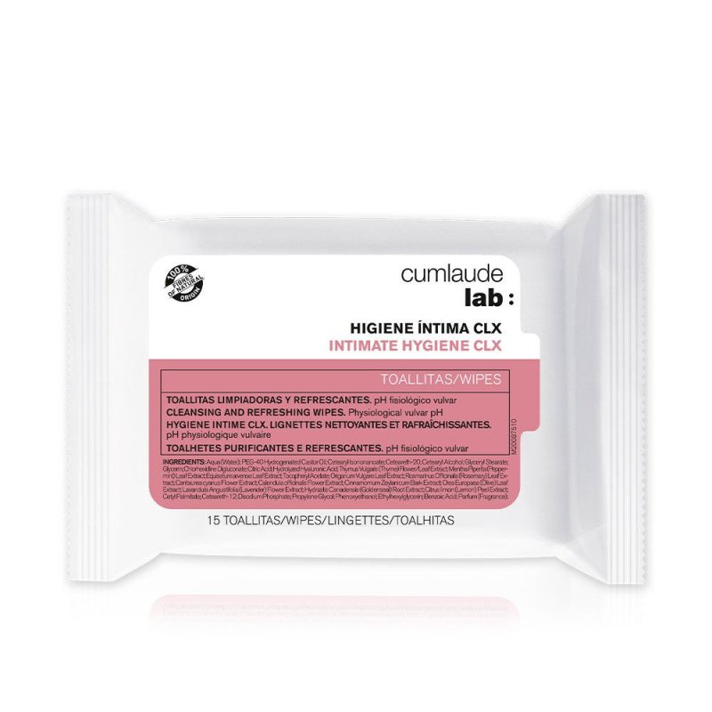 Higiene Íntima CLX toallitas 15 u