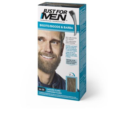 Just for Men Colorante en gel bigote, barba y patillas moreno 15 ml