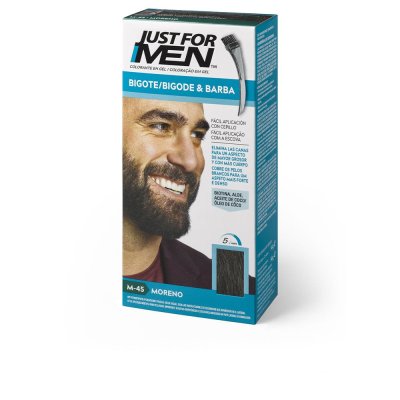 Just for Men Colorante en gel bigote, barba y patillas moreno 15 ml