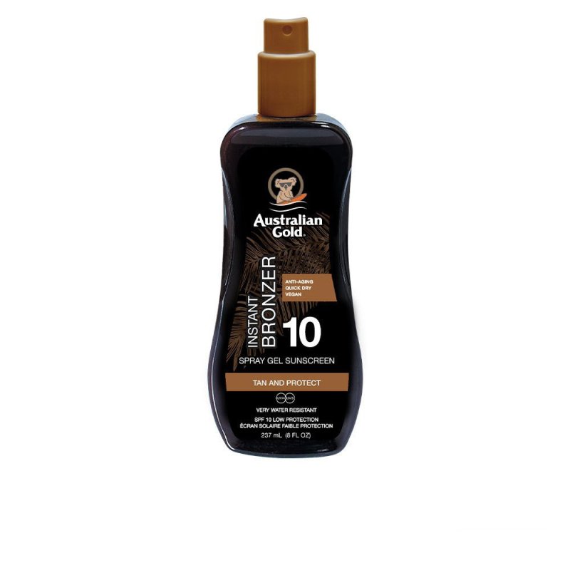 Sunscreen Spf10 spray gel with instant bronzer 237 ml