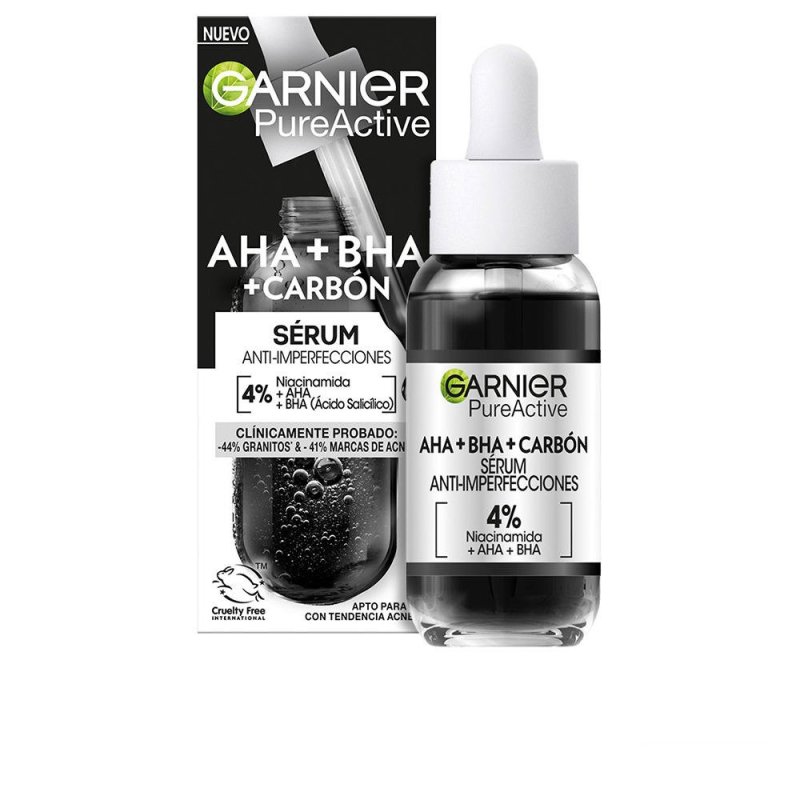 Pure Active Aha + Bha + Carbón sérum anti-imperfecciones 30 ml
