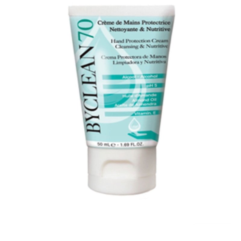 Byclean70 crema protectora de manos limpiadora y nutritiva 50 ml