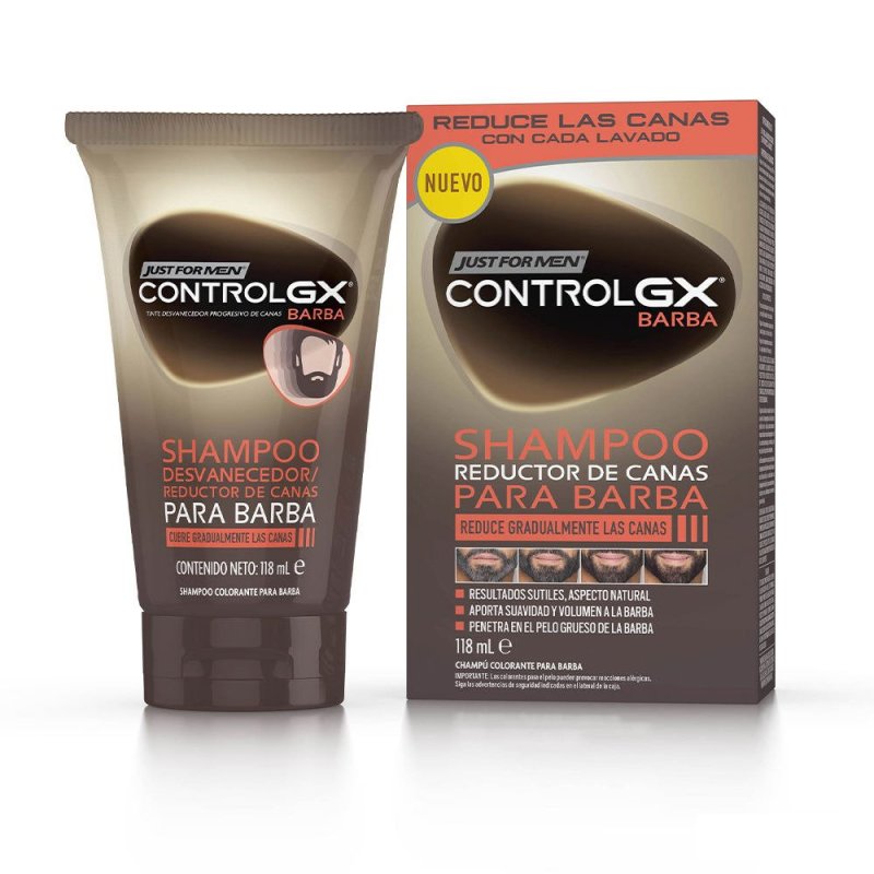 Control GX champú reductor de canas para barba 118 ml